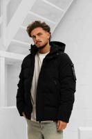 Pure Path Puffer Winterjas Heren Zwart - Maat S - Kleur: Zwart | Soccerfanshop
