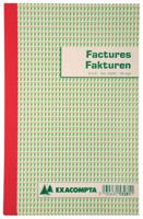 Exacompta factuurboek, ft 21x13,5 cm, tweetalig, tripli (50 x 3 vel)
