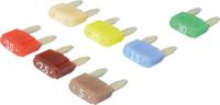 HERTH+BUSS "mini" zekering set zekeringen bananenstekker fuse set mini 7 pcs. 5-30 a