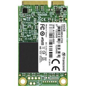 Transcend TS64GMSA370S internal solid state drive 64 GB mSATA SATA III MLC