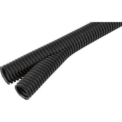 Fränkische Rohrwerke 38402302 Co-flexPP-UV 23(10m) Beschermslang (ribbelslang) Zwart 24.2 mm 10 m
