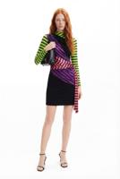 Korte gestreepte jurk María Escoté - BLACK - M