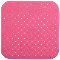 MSV Douche|bad anti-slip mat badkamer - rubber - fuchsia roze - 54 x 5