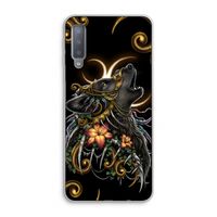 Huilende Wolf: Samsung Galaxy A7 (2018) Transparant Hoesje