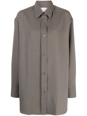 Studio Nicholson Santos long-sleeve shirt - Groen