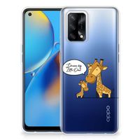 OPPO A74 4G Telefoonhoesje met Naam Giraffe - thumbnail