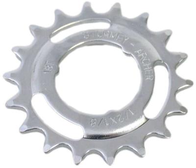 Tandwiel Sturmey Archer 18T - 1/8" doorgezet - chroom
