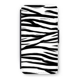 Zebra pattern: iPhone 11 Pro Flip Hoesje