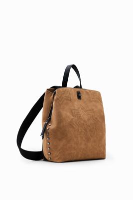 Kleine rugzak met ster - BROWN - U