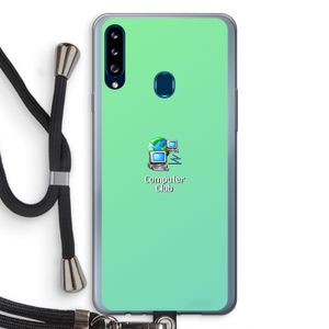 Win98: Samsung Galaxy A20s Transparant Hoesje met koord