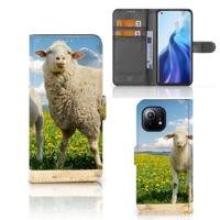 Xiaomi Mi 11 | Telefoonhoesje | Met pasjeshouder | Schaap en Lammetje