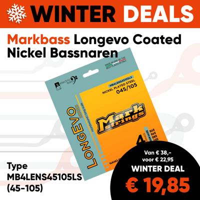 Markbass MB4LENS45105LS Longevo Coated Nickel Bassnaren (45-105) - Aanbieding