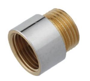 Kirchhoff Messing kraanverlengstuk, chroom, 3/8" x 15 mm - 989310155