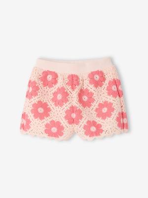 Gehaakte babybroek ecru