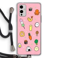 Happy bento friends: OnePlus 9 Transparant Hoesje met koord
