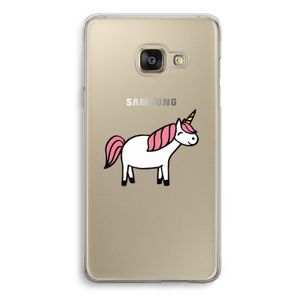 Eenhoorn: Samsung A3 (2017) Transparant Hoesje