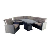 Dining hoekset San Bernardino Hazelnut Brown - Oosterik home