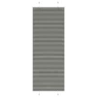 Pliss rolgordijn 80x200 cm stofbreedte 79,4 cm antraciet