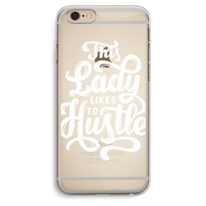 Hustle Lady: iPhone 6 Plus / 6S Plus Transparant Hoesje