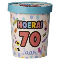 Paperdreams Snoepbeker ø12x14cm - 70 jaar