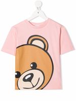 Moschino Kids t-shirt à imprimé Toy Bear - Rose