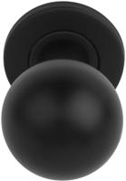 Formani Basics LB501D voordeurknop draaibaar op rozet - mat zwart