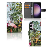 Telefoonhoesje met Pasjes voor Samsung Galaxy S24 Plus Jungle - thumbnail