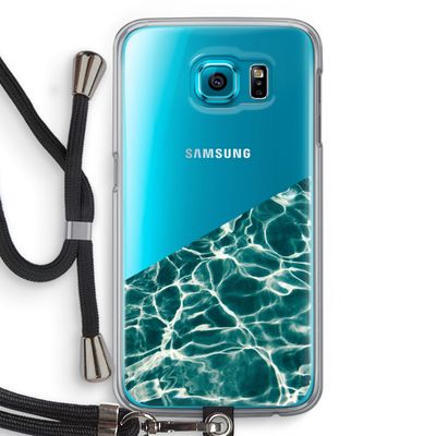 Weerkaatsing water: Samsung Galaxy S6 Transparant Hoesje met koord
