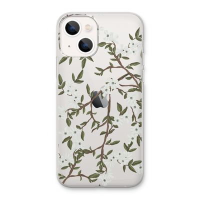 Blossoming spring: iPhone 13 Transparant Hoesje