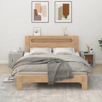 Nachtkastjes 2 st 50x39x47 cm betongrijs