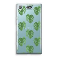 Monstera leaves: Sony Xperia XZ1 Compact Transparant Hoesje