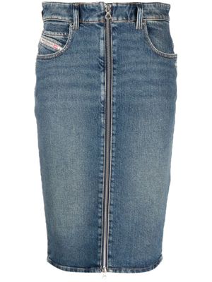 Diesel jupe crayon en jean - Bleu