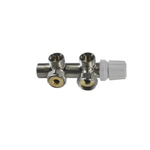 Onderblok BWS Rio Thermostatisch 3/4&apos;&apos; Geborsteld Staal Haaks Rechts