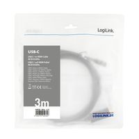 LogiLink UA0330 USB Type C naar HDMI kabel zwart 3m - thumbnail