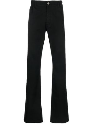 Billionaire jean droit à taille mi-haute - Noir