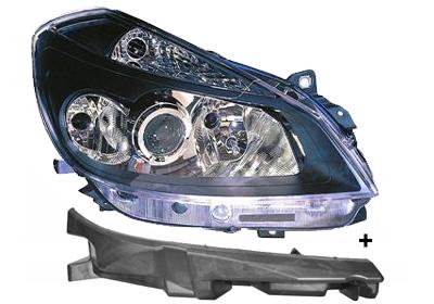 Koplamp rechts met knipperlicht tot 2/'08 H7+H7+H1 inclusief MOTOR 4331964
