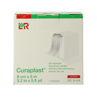 Curaplast Sensitive wondpleister 5m x 8cm 1 Rol