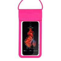 Outdoor duiken zwemmen mobiele telefoon touch screen waterdichte tas voor 5 1 tot 6 inch mobiele telefoon (Rose Red)