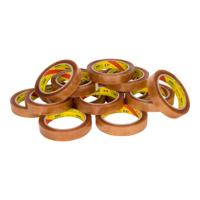 Pp solvent tape (nar) 28 micron 25 mm x 66 meter transparant | 12 stuks