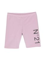 Nº21 Kids short de sport à logo imprimé - Violet - thumbnail