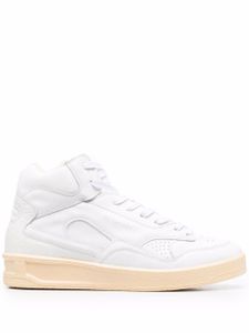 Jil Sander baskets montantes Basket - Blanc