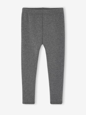 Meisjeslegging met fleecevoering gemêleerd grijs