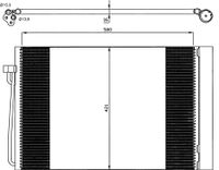 Condensor, airconditioning 35537