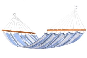 Tropilex Hangmat 'Curaçao' Air - Blauw - Spreidstok - 120 kg