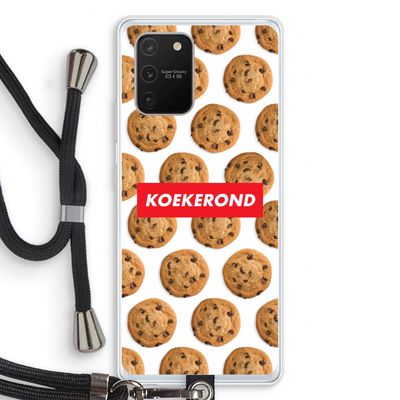 Koekerond: Samsung Galaxy S10 Lite Transparant Hoesje met koord