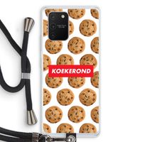 Koekerond: Samsung Galaxy S10 Lite Transparant Hoesje met koord