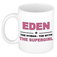 Eden The woman, The myth the supergirl cadeau koffie mok / thee beker 300 ml