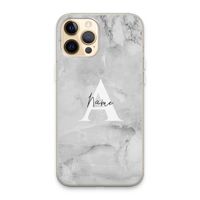 Ivory Marble: iPhone 13 Pro Max Transparant Hoesje