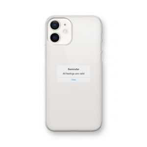Reminder: iPhone 12 Transparant Hoesje