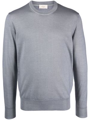 Altea pull en laine vierge à col rond - Gris